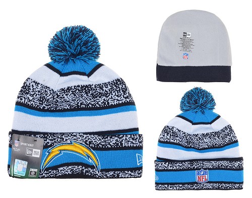 NFL Los Angeles Chargers Stitched Knit Beanies 001